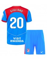 Atletico Madrid Giuliano Simeone #20 Alternativní dres pro děti 2025-26 Krátký Rukáv (+ trenýrky)